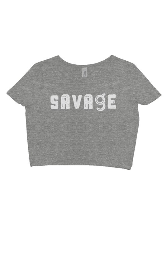 Savage - crop tee