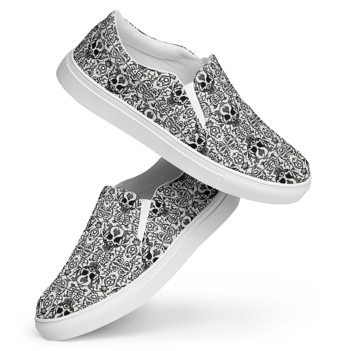 Men’s Skull Cathedral Slip-On Shoes