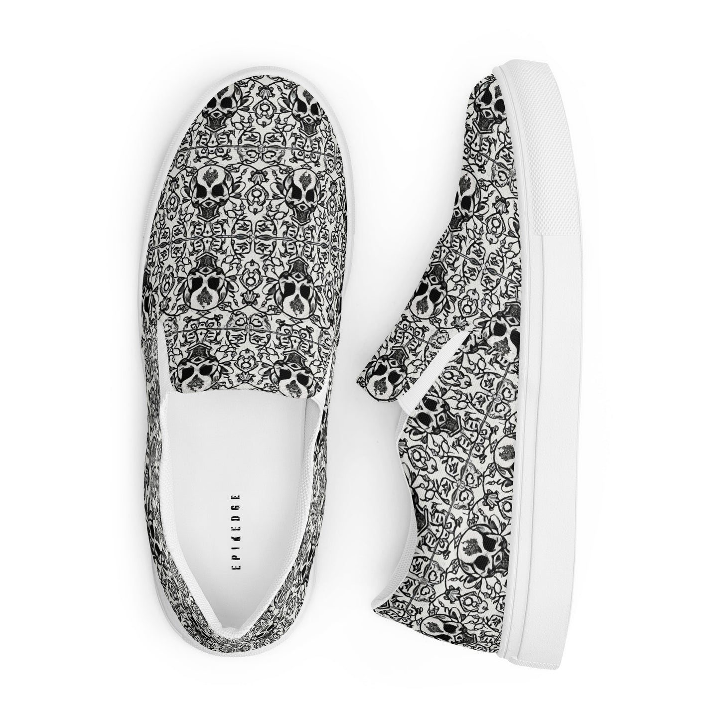 Men’s Skull Cathedral Slip-On Shoes