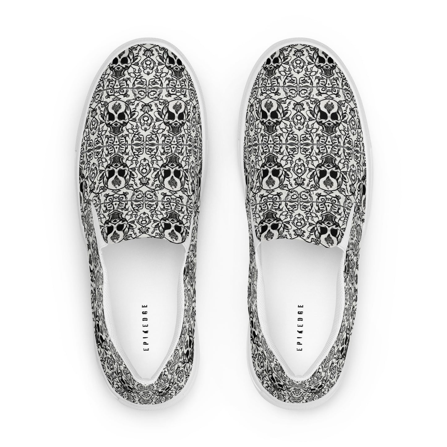 Men’s Skull Cathedral Slip-On Shoes