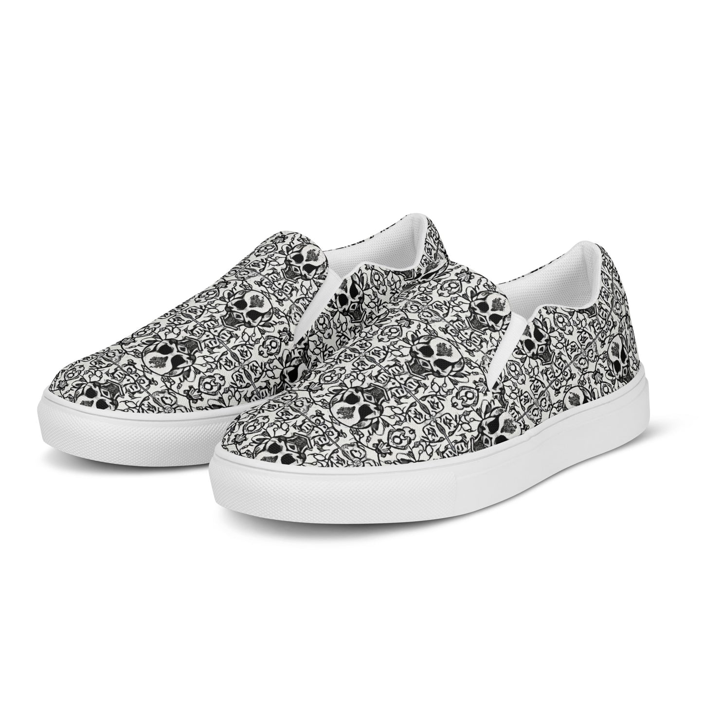 Men’s Skull Cathedral Slip-On Shoes