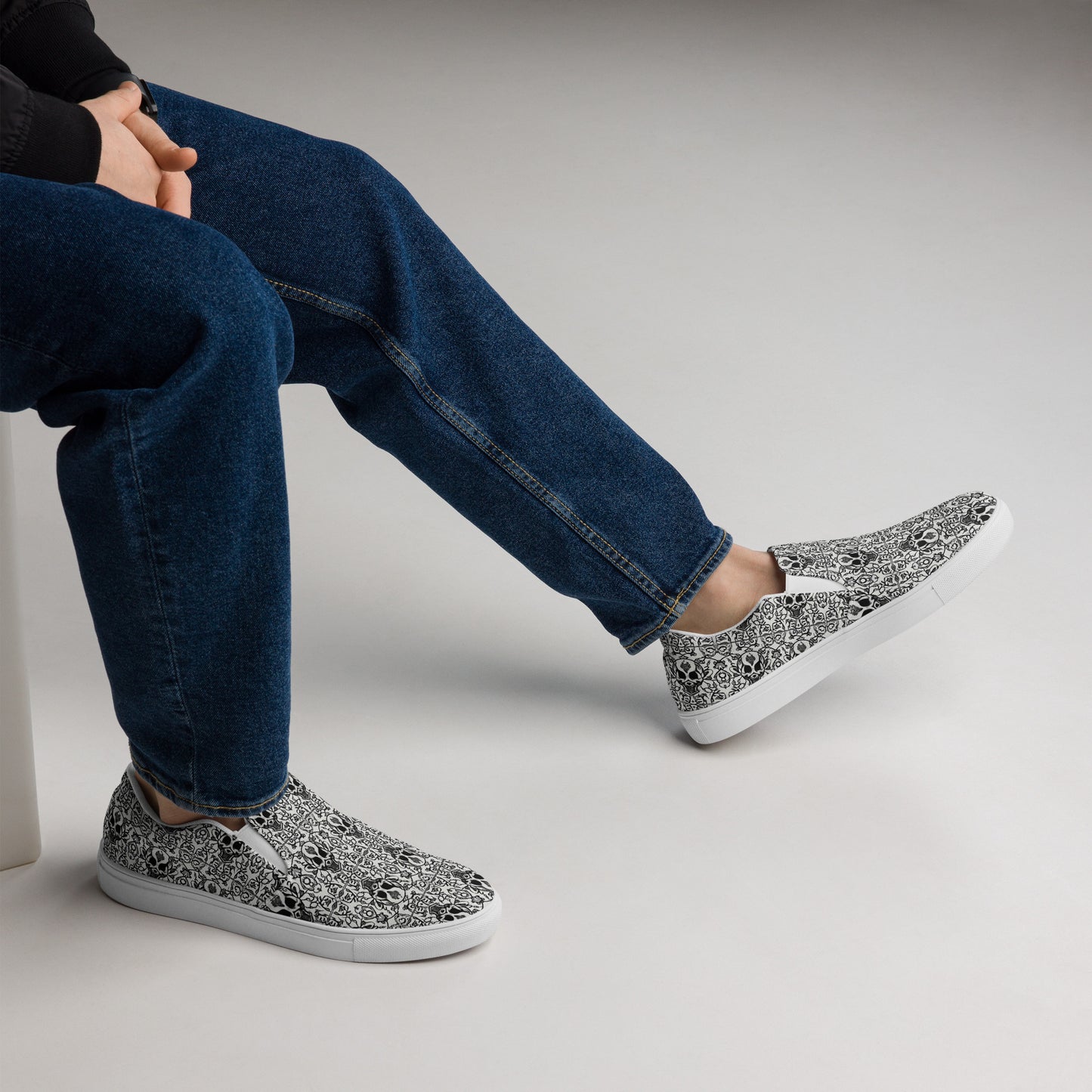 Men’s Skull Cathedral Slip-On Shoes