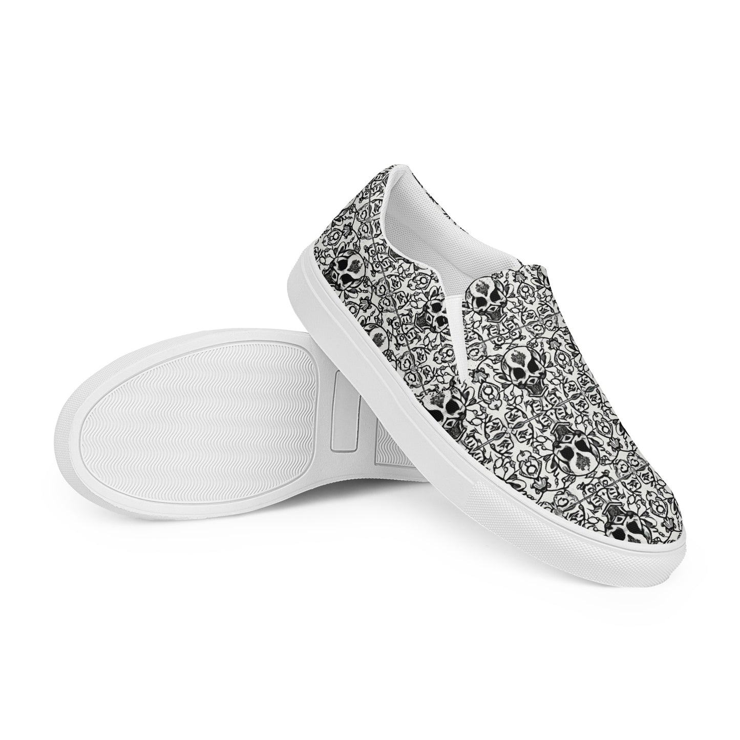 Men’s Skull Cathedral Slip-On Shoes