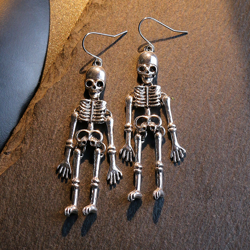 Hanging Skeleton Earrings