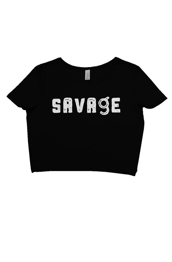Savage - crop tee