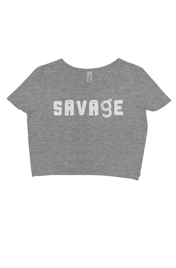 Savage - crop tee
