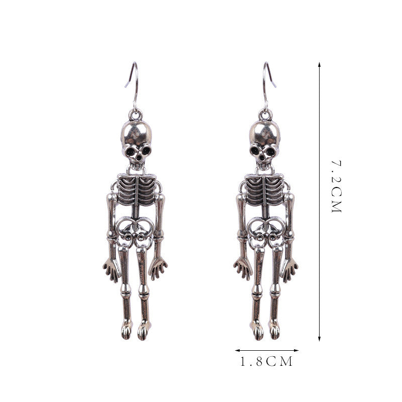 Hanging Skeleton Earrings