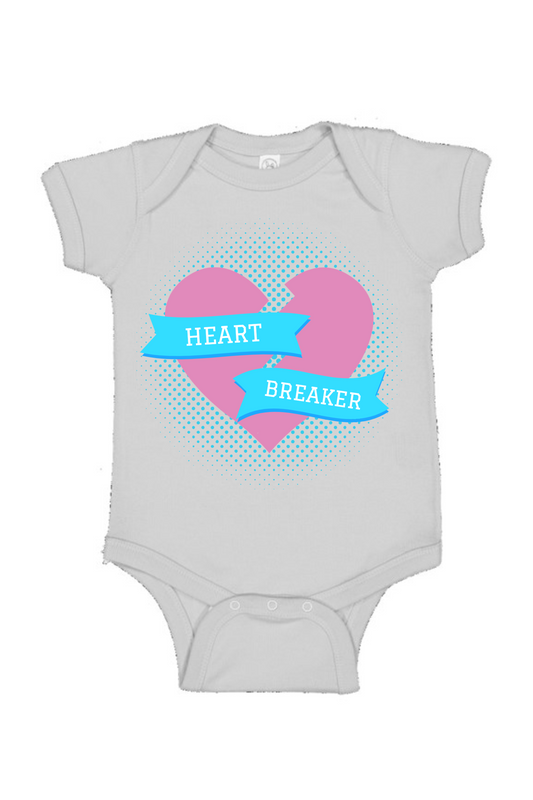 Heart Breaker Infant Bodysuit - Blue