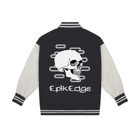 jacket,EpikEdge,Skull,bomber jacket,varsity jacket,black,white,denim,MOQ1,Delivery days 5