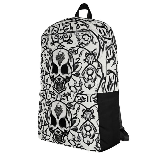 Skull Cathedral Print Backpack