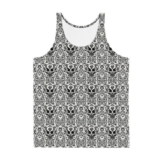 Skull Cathedral Print Tank Top