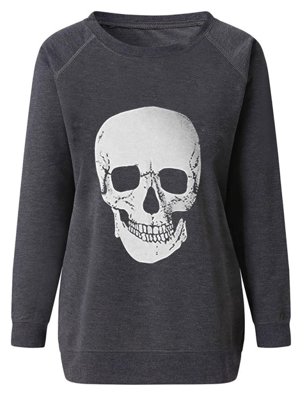 Long Sleeve Skeleton Halloween Top